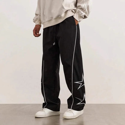 Männer Neue Gestickte Casual Hosen High Street Trendy Marke Retro Casual Hosen Männer