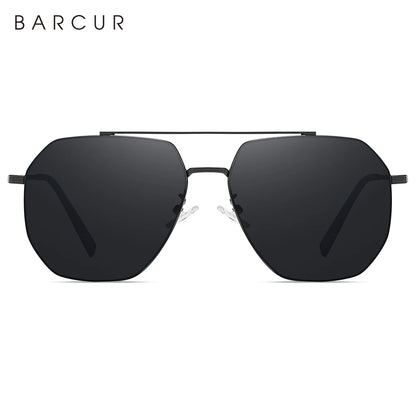 Sonnenbrille quadratisch 2mm dicke Gläser polarisiert Unisex