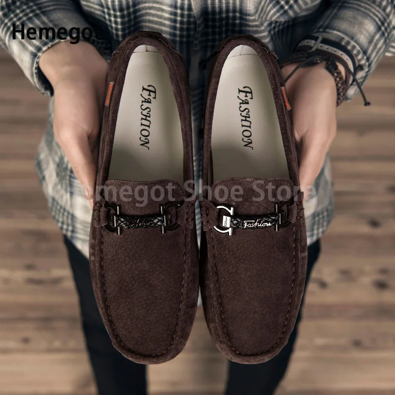 Elegante Herren-Loafer mit dicker Sohle – stilvoll & komfortabel
