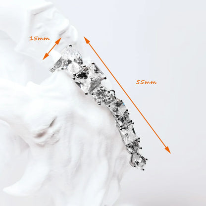 Damen-Einzelohrstecker Climber Wassertropfen romantisch aus Sterlingsilber