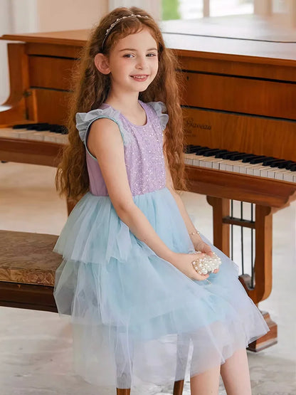 Leichtes Sommer-Kleid im chinesischen Cheongsam-Stil aus 100% Baumwolle für Mädchen – ideal für den Alltag