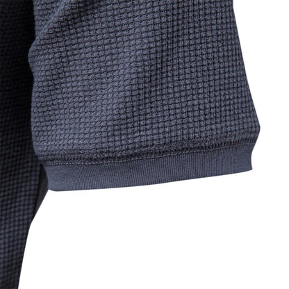 Herren Henley T-Shirt aus Baumwolle im einfarbigen lässigen Design für den Sommer