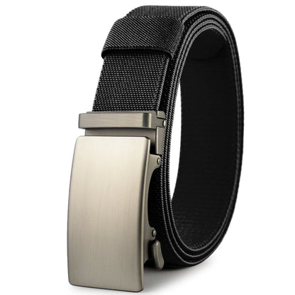 Herren Stretch Elastik-Gürtel 3,6 cm Automatik-Schnalle Golf Sport Übergrößen 115–135 cm