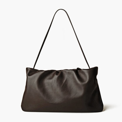 Lammleder-Handtasche | Cloud-Falt-Form, Top-Handle