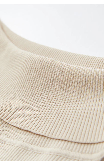 Damen Strickpullover im minimalistischen Stil mit schickem Slash Neck Design
