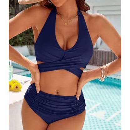 Dreiteiliges Damen-Bikini-Set im brasilianischen Stil – ideal für Strand und Pool