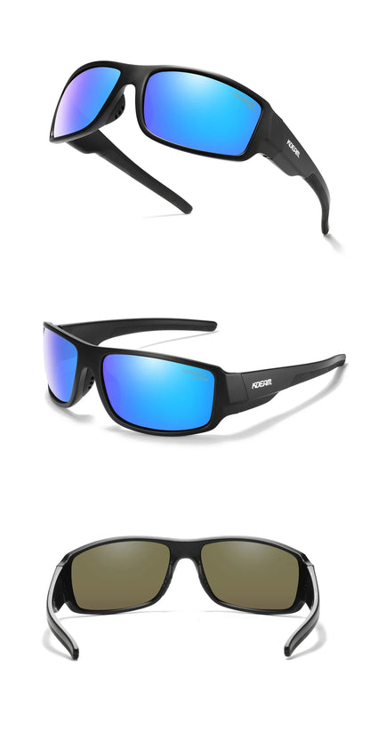 Sonnenbrille Sport polarisiert Cat.3 Druckmuster Rahmen Herren