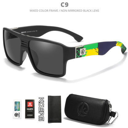 Sonnenbrille quadratisch polarisiert schlagfest antireflektierend Cat.3 Herren