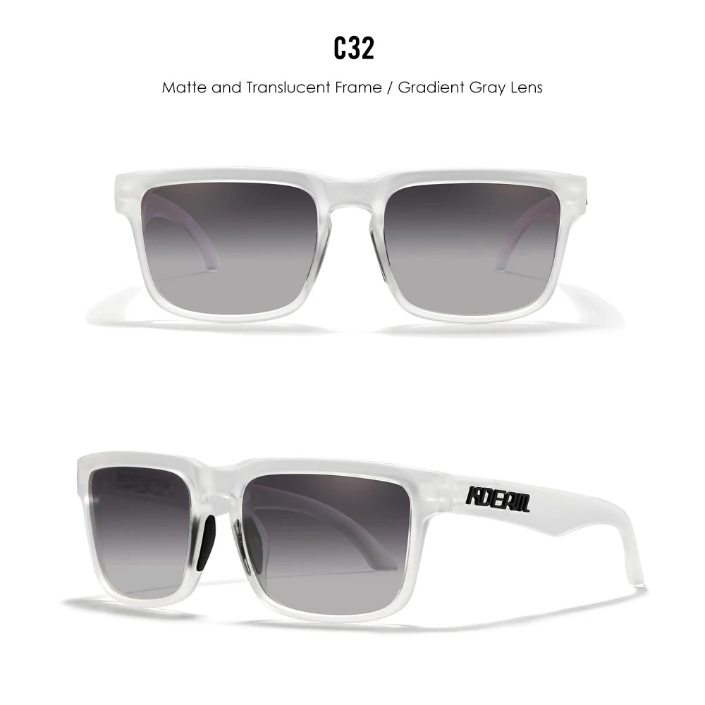 Sonnenbrille quadratisch polarisiert 37 Farben UV400 lässig Outdoor Unisex