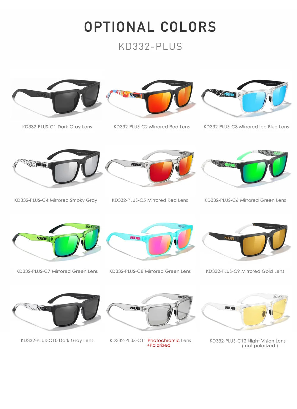Sonnenbrille übergroß quadratisch polarisiert 64mm Angeln Herren