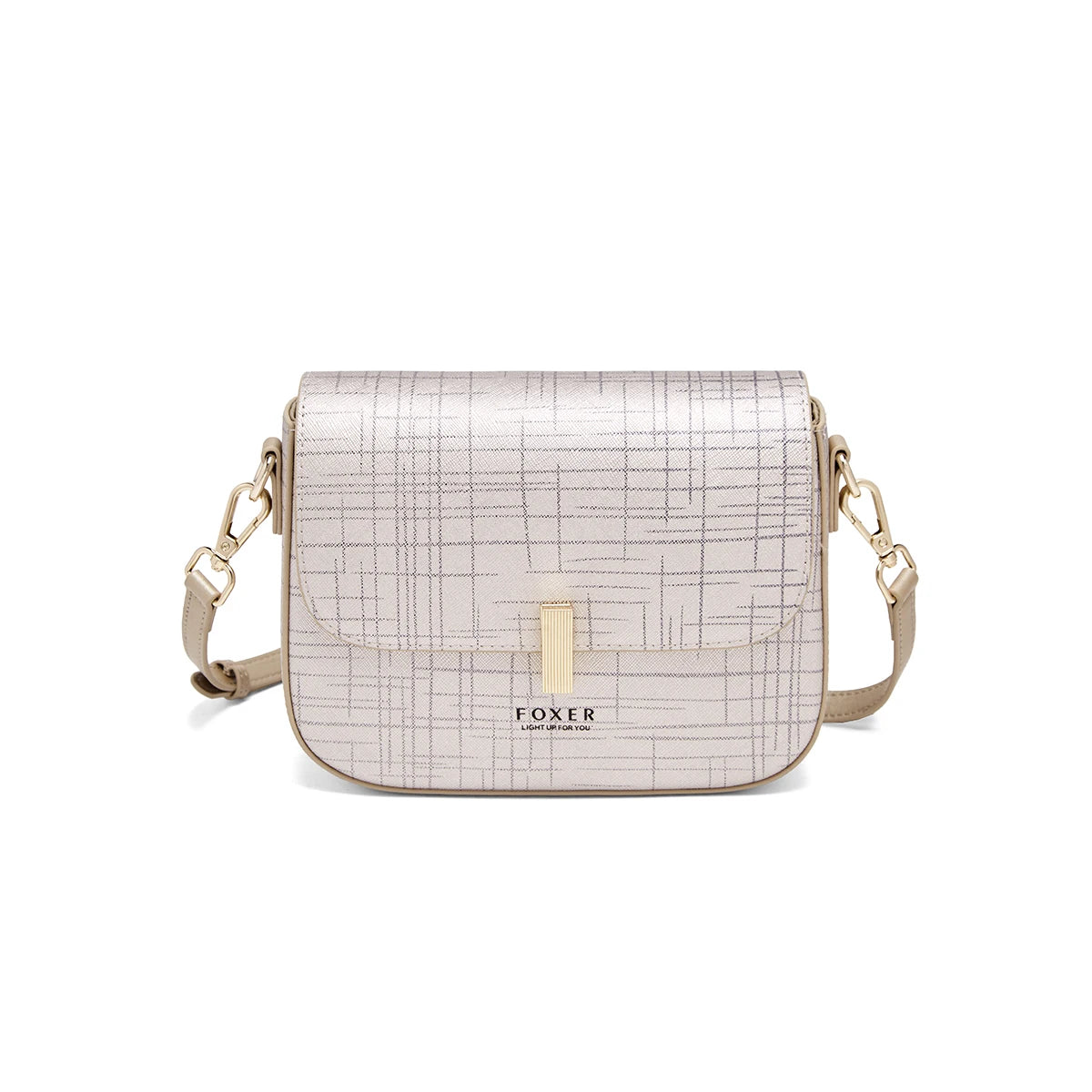 Damen Schultertasche aus Split-Leder mit Luxus-Design