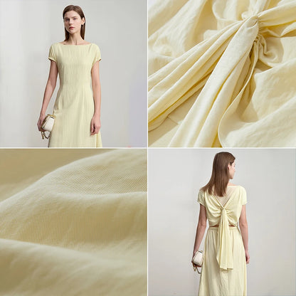 Stilvolles Damenkleid Mit Schleife Für Büro Und Reisen