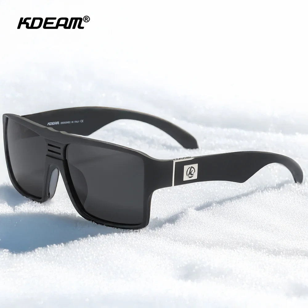 Sonnenbrille quadratisch polarisiert schlagfest antireflektierend Cat.3 Herren