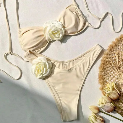 Sexy Push-Up-Bikini-Set für Damen – Brasilianischer Stil für Strand und Pool