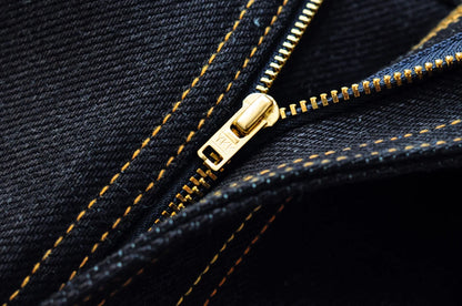 Herren Jeans aus Selvedge Raw Denim im Vintage-Stil mit Taper Fit