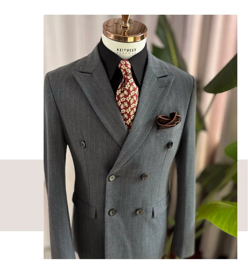 Eleganter Herrenanzug in Weiß – Slim Fit mit Blazer, Weste und Hose für Hochzeit oder Party