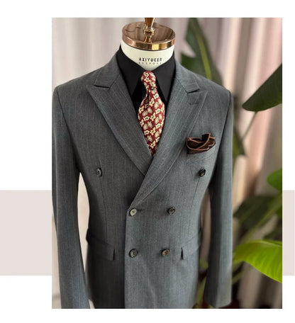 Eleganter Herrenanzug in Weiß – Slim Fit mit Blazer, Weste und Hose für Hochzeit oder Party