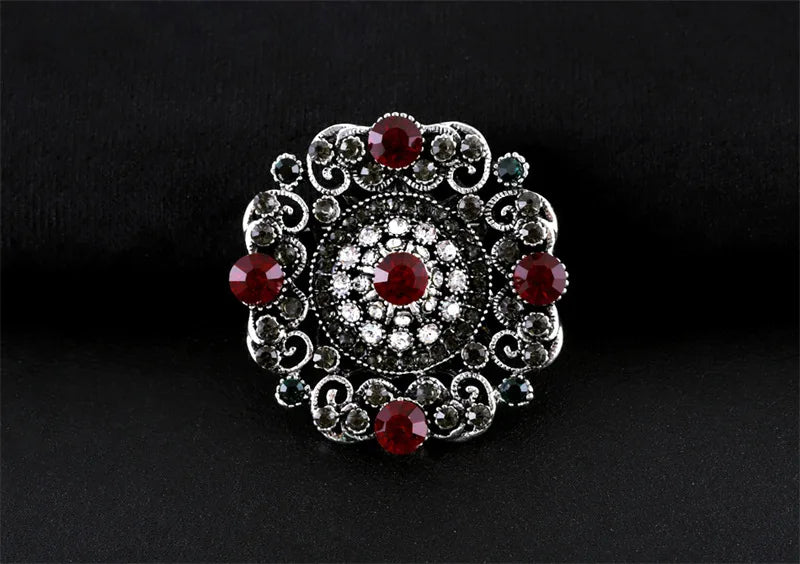 Brosche Metall Barock Vintage Retro Palast Revers Pin Unisex Party