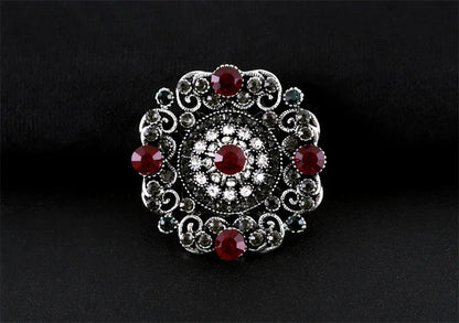 Brosche Metall Barock Vintage Retro Palast Revers Pin Unisex Party