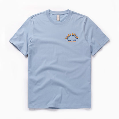 Herren T-Shirt mit Druck und kurzen Ärmeln aus 100 Prozent Baumwolle
