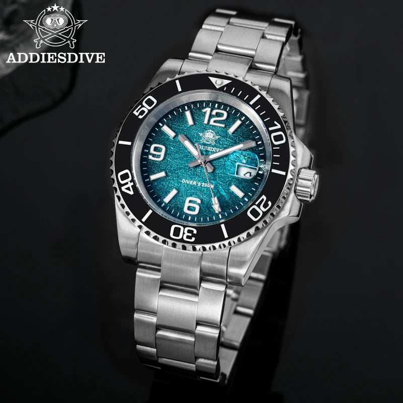 Herren-Taucheruhr 41 mm mit BGW9-Leuchtzeigern und 20 Bar