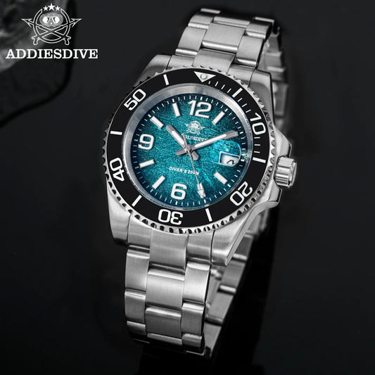 Herren-Taucheruhr 41 mm mit BGW9-Leuchtzeigern und 20 Bar