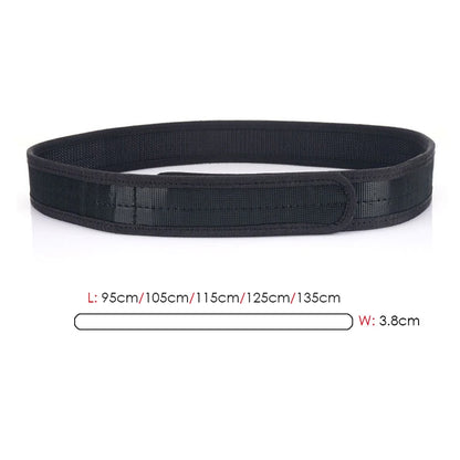 Herren-Gürtel Aus Nylon Mit Klettverschluss Breite 3,8 cm Verstellbare Länge 95-135 cm