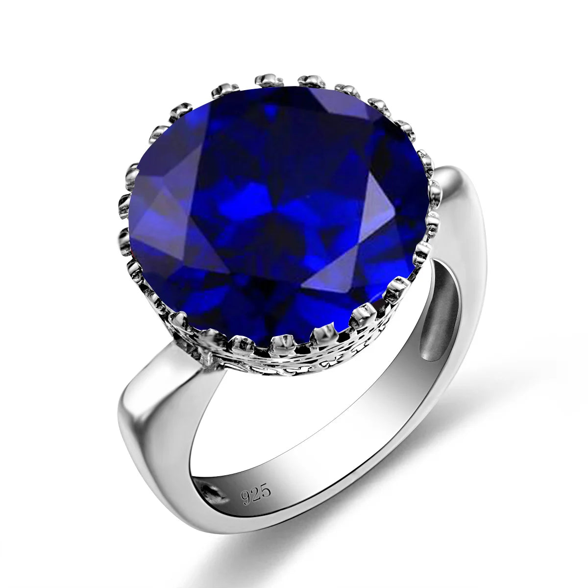 Damen-Ring aus Sterling Silber 925 mit Mystic-Topas Stein in 15x15 mm Größe elegant glänzend und langlebig