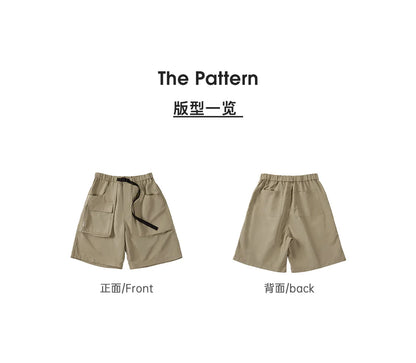 Herren Shorts aus leichtem Polyester mit großen Taschen für den Sommer