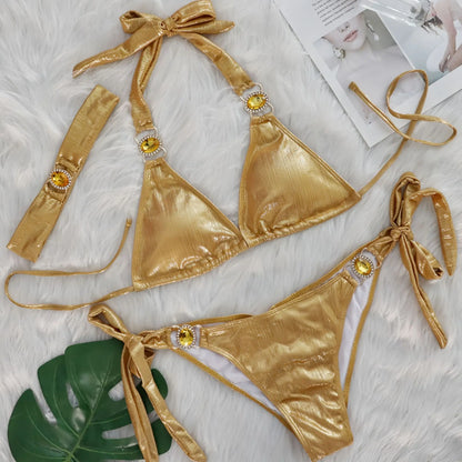Sexy Bikini-Set für Damen mit Push-up-Effekt – ideal für Strand und Pool
