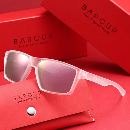 Sonnenbrille Rechteck klassisch leicht UV400 polarisiert Unisex