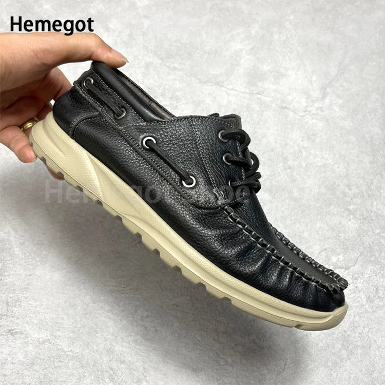 Schnürschuhe aus Echtleder für Herren – klassisch & bequem