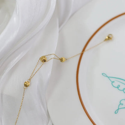 Damen-Armband minimalistisch mit Spacer-Perlen
