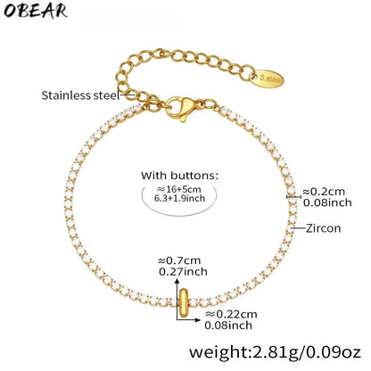 Damen-Armband mit Initialen-Buchstabe