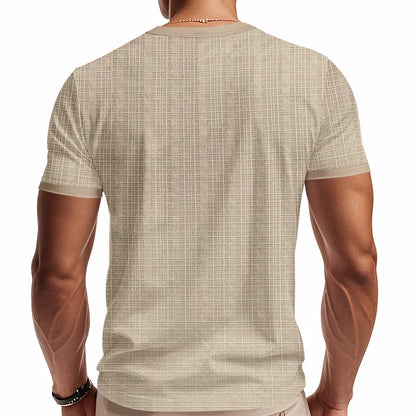 Leichtes, atmungsaktives Herren-Mesh-Shirt für Partys und Nachtclubs – europäischer und amerikanischer Stil