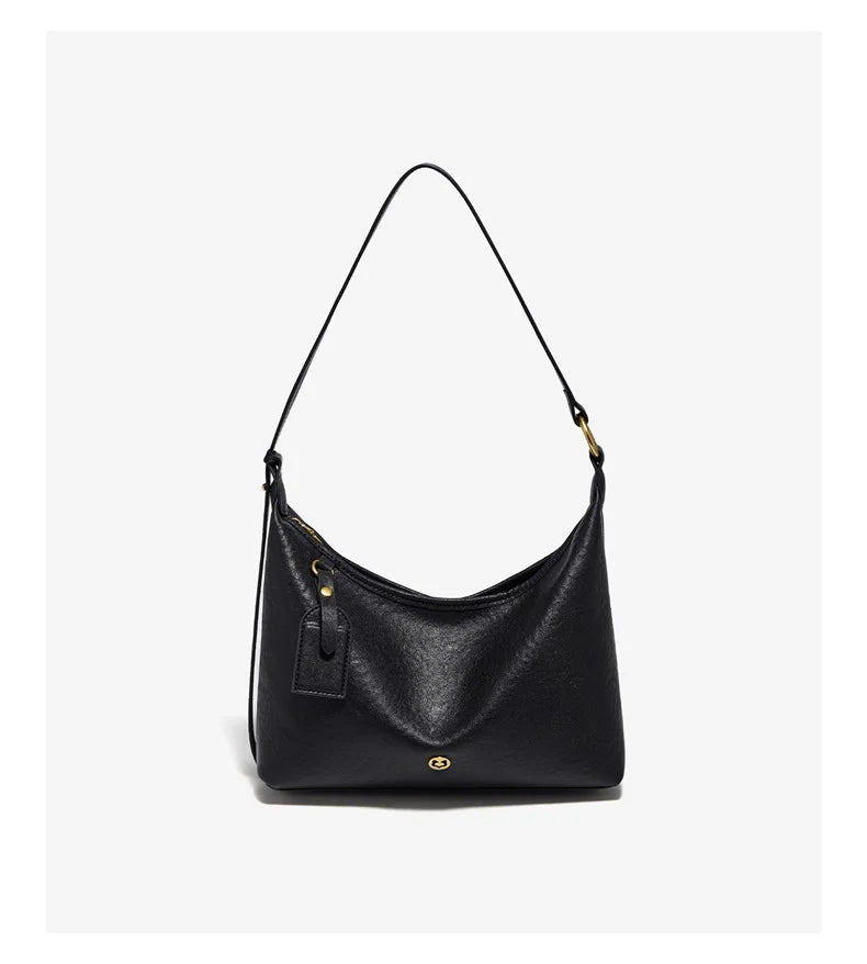 Damen Hobo Tasche Aus Echtem Leder Im Vintage Stil Mit Großer Kapazität