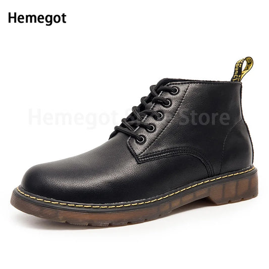 Herren-Schnürschuhe aus Leder in Schwarz/Kaffee – elegant & strapazierfähig