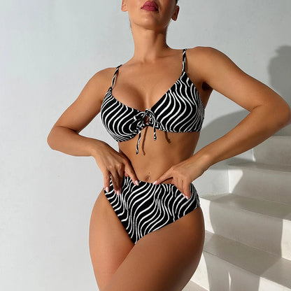 Sexy Bikini-Set in Pink mit Push-up-Effekt – Perfekt für Strand und Pool