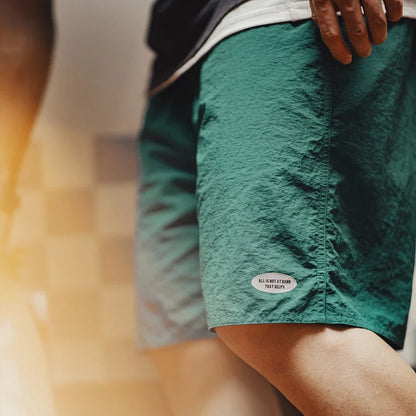 Herren Shorts im sportlichen Funktionsstil mit elastischer Taille und Taschen