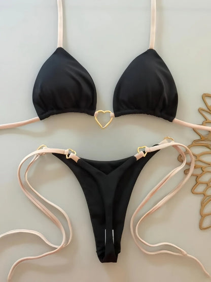 Sexy Push-Up-Bikini-Set für Damen mit brasilianischem Schnitt – ideal für Strand und Pool