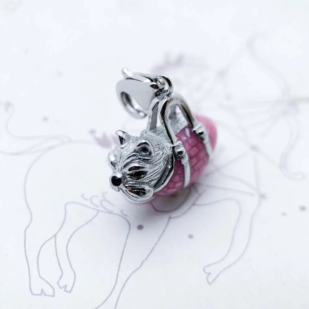 Damen-Charm-Anhaenger Hund Westie suess aus Sterlingsilber