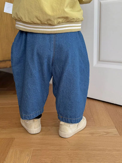 Kinder Casual Hosen aus Denim in Blau für Jungen im Herbst