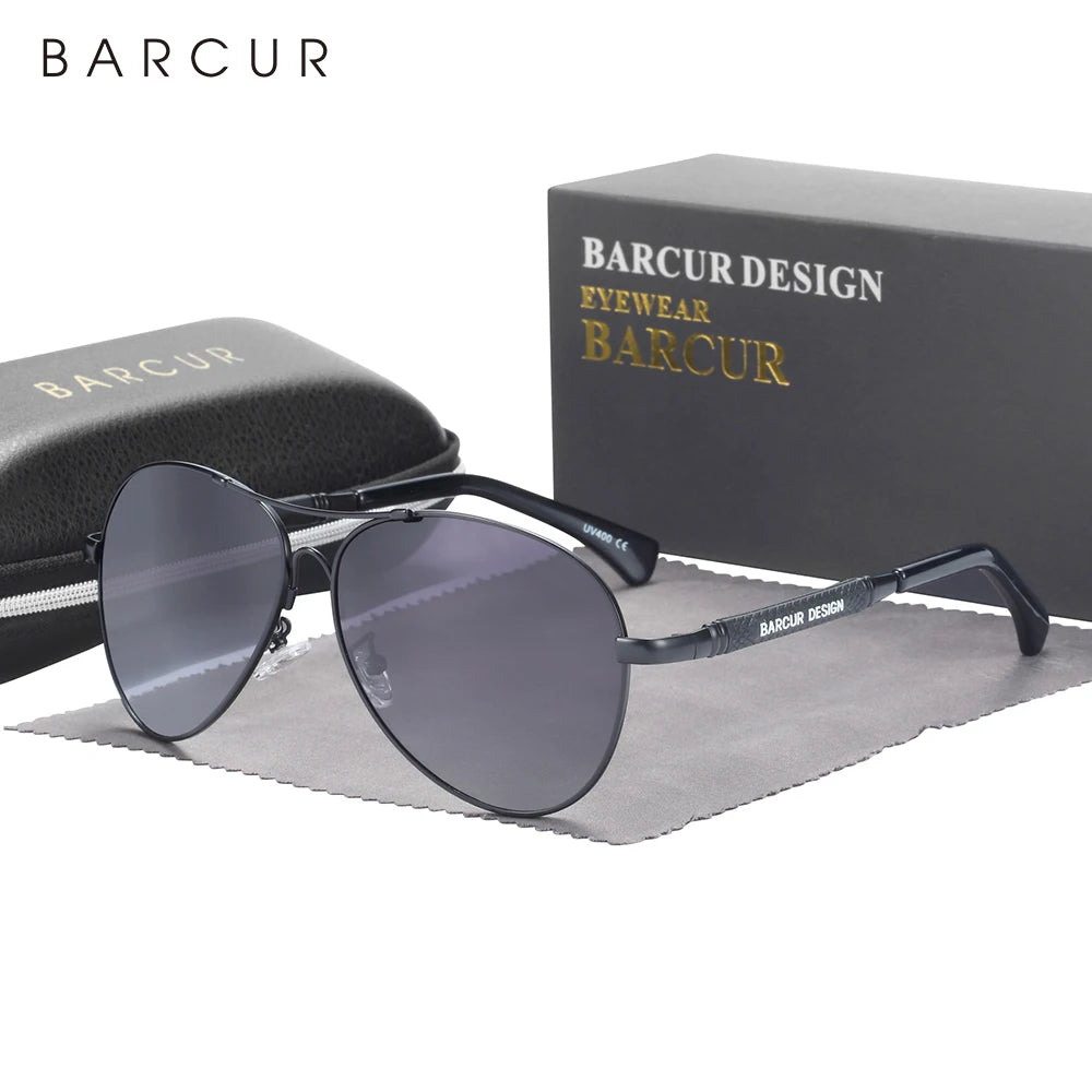 Sonnenbrille oval Edelstahl minimalistisch UV400 polarisiert Luxe Herren