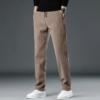 Herren Freizeit Hose in 6XL mit elastischer Taille und Taschen