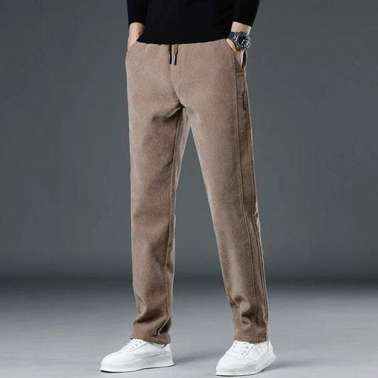 Herren Freizeit Hose in 6XL mit elastischer Taille und Taschen