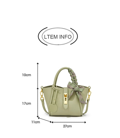 Damen Handtasche aus Split-Leder im Crossbody-Stil Luxus
