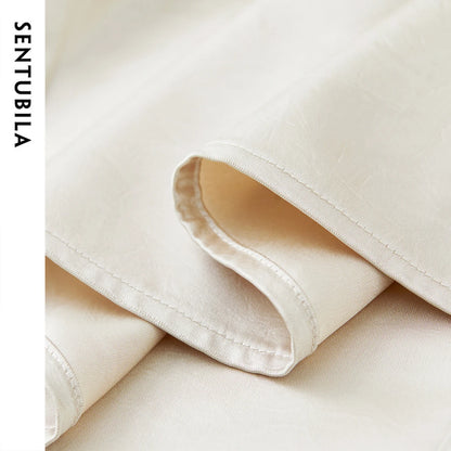 Damen A-Linie Rock mit elastischer Taille für Büro und Business-Tragen