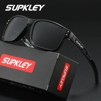 Sonnenbrille Sport quadratisch UV400 polarisiert winddicht Herren