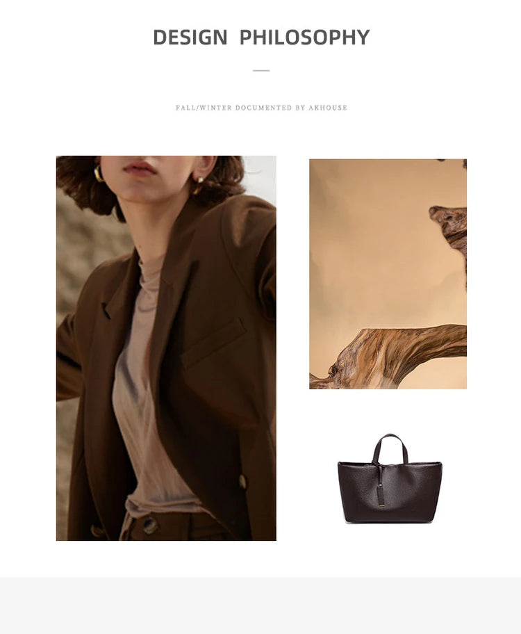 Damen Tote Bag aus Leder New Vintage