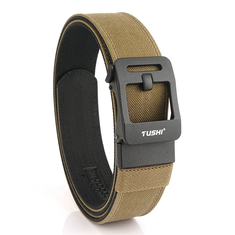VATLY EDC Rigid Gürtel Herren Nylon Tactical Gun Belt Automatik-Schnalle